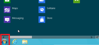 start menu in windows 8