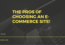 The Pros Of Choosing An E-Commerce Site!