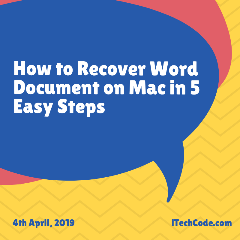 how do you recover unsaved word documents for mac