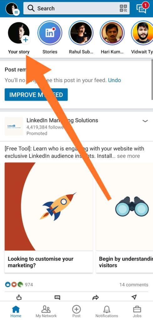 LinkedIn Stories 